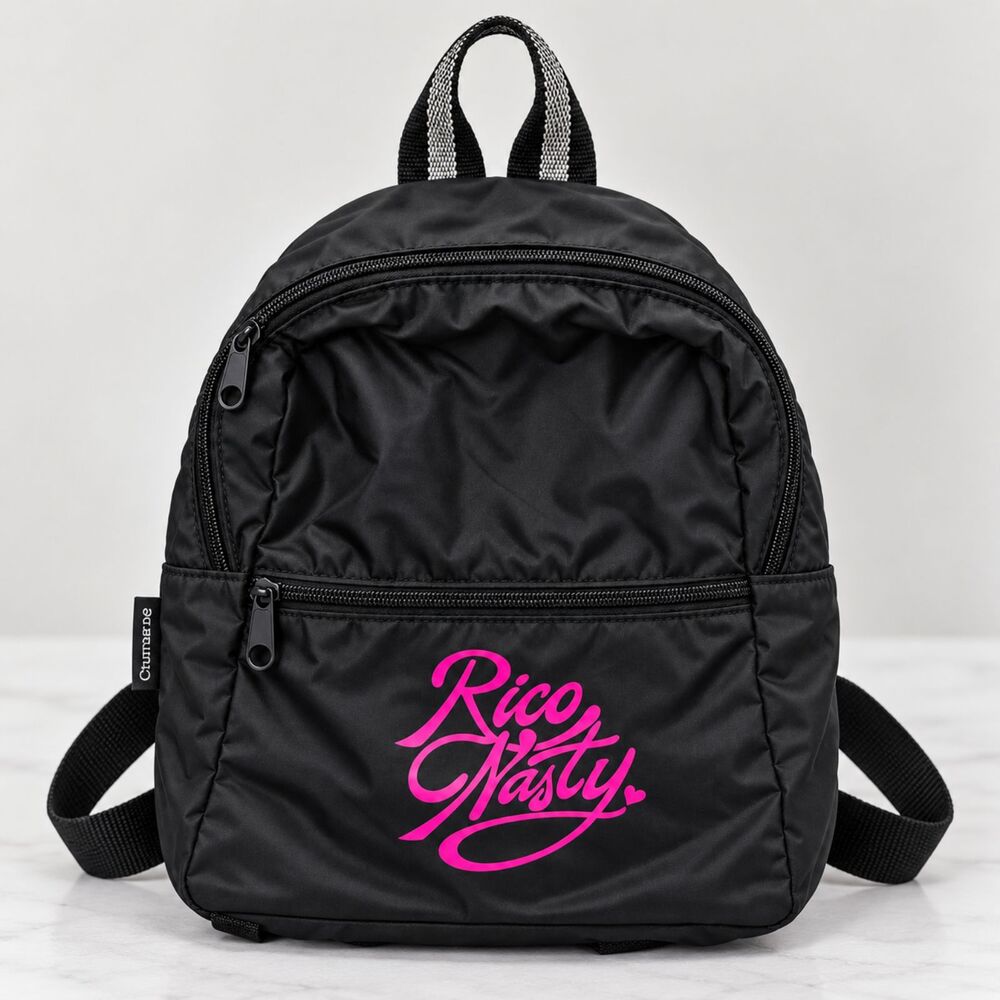 Rico Nasty Crumpler Mini Backpack Black Pink 2023 Tour VIP Exclusive Rare Merch